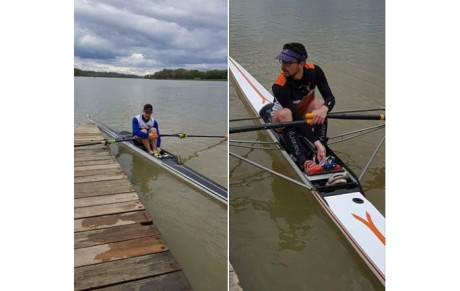 Benjamin et Sylvain à Cazaubon